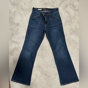 Kut from the Kloth Nikki Dark Blue Flare Jeans
